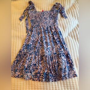 Lilly Pulitzer Smocked Dress EUC